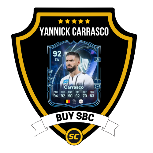 EA FC 26 SBC Yannick Carrasco - PS4, PS5, Xbox One, Xbox Series X, Xbox Series S